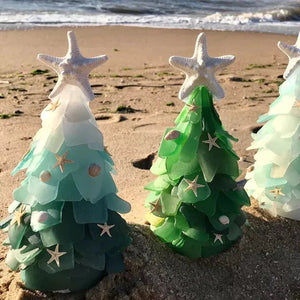 Sea Glass Christmas Tree Craft