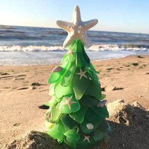 Sea Glass Christmas Tree Craft