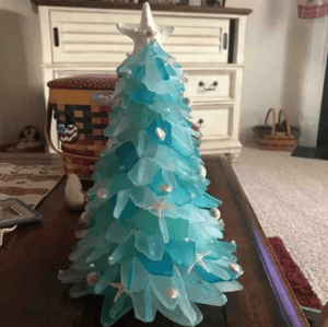 Sea Glass Christmas Tree Craft