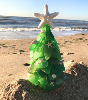 Sea Glass Christmas Tree Craft