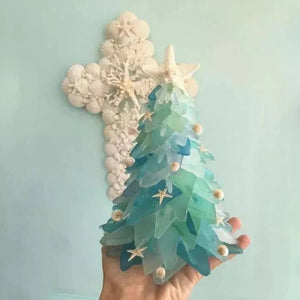 Sea Glass Christmas Tree Craft