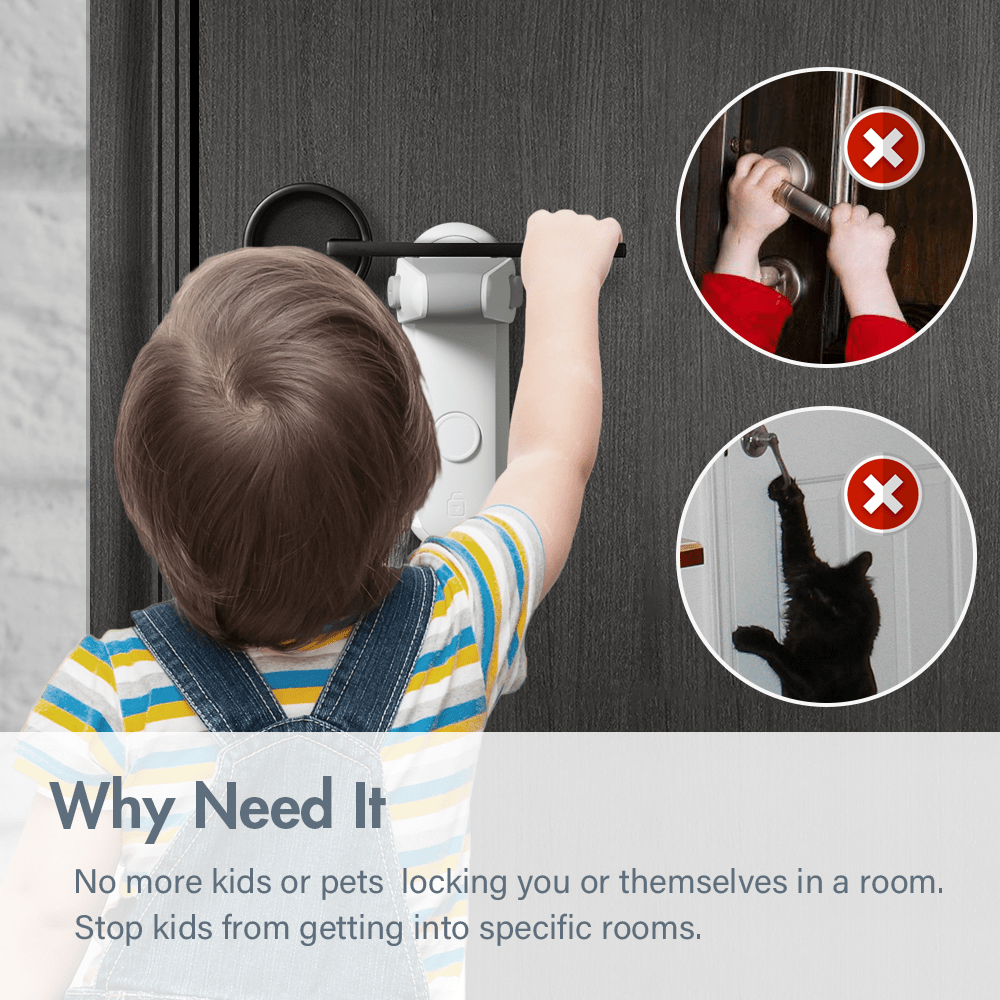Children S Door Opening Artifact Anti Cat Anti Pet Room Door Lock