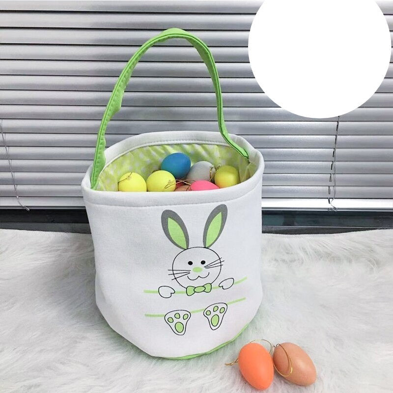 Bunny Easter Baskets For Kids Egg Tote Bag