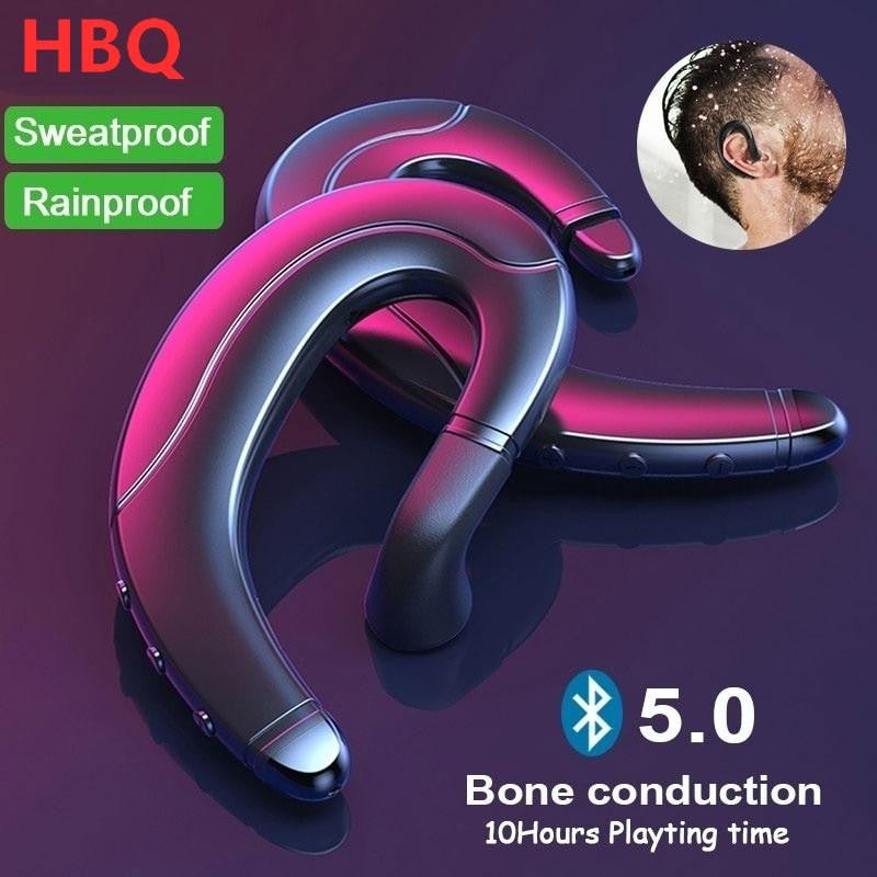 Wireless Bone Conduction Earphone Bluetooth 5 0 Headset 26636724-black