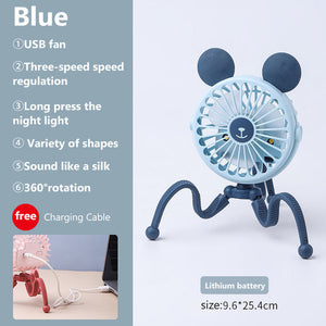 Rechargeable Stroller Fan For Baby