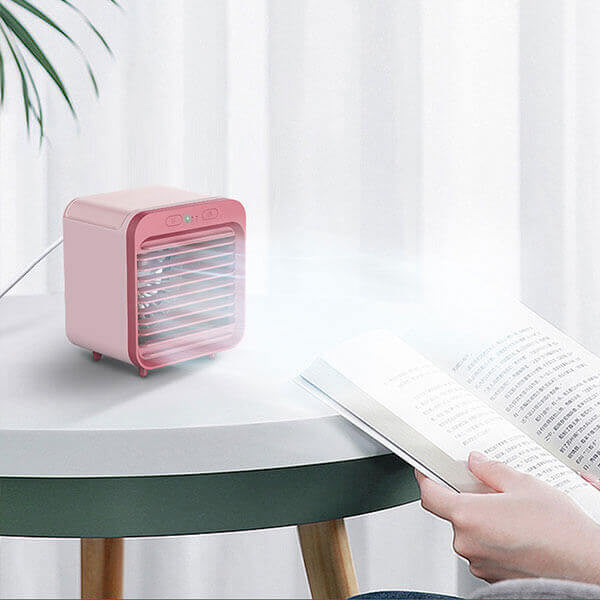 Rechargeable Mini Portable Air Conditioner 8142531035336-green