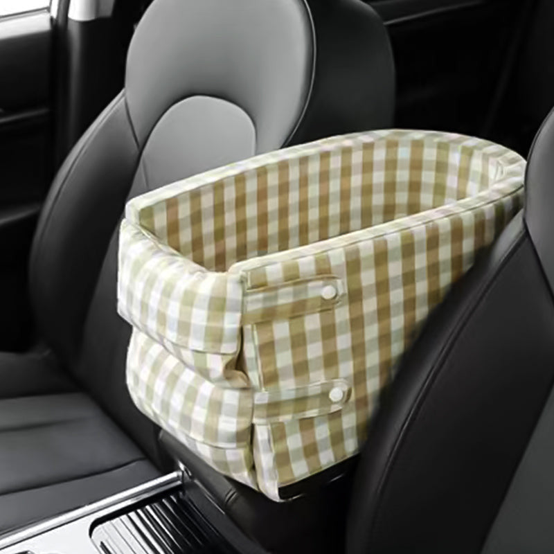 Small Dog Cat Pet Deluxe Interactive Booster Seat On Car Armrest