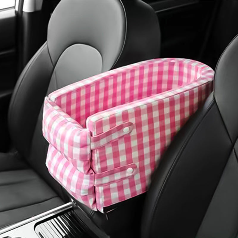 Small Dog Cat Pet Deluxe Interactive Booster Seat On Car Armrest