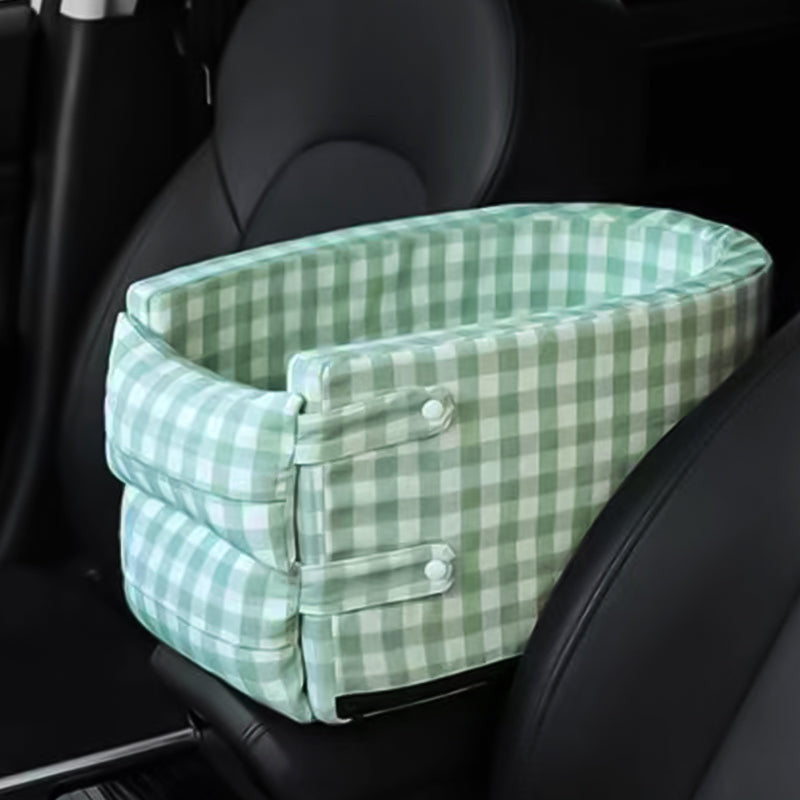 Small Dog Cat Pet Deluxe Interactive Booster Seat On Car Armrest