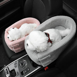 Small Dog Cat Pet Deluxe Interactive Booster Seat On Car Armrest