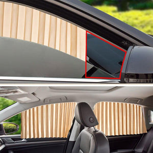 Slidenshade - Universal Magnetic Car Window Sunshade Sliding Curtain Uv Protection