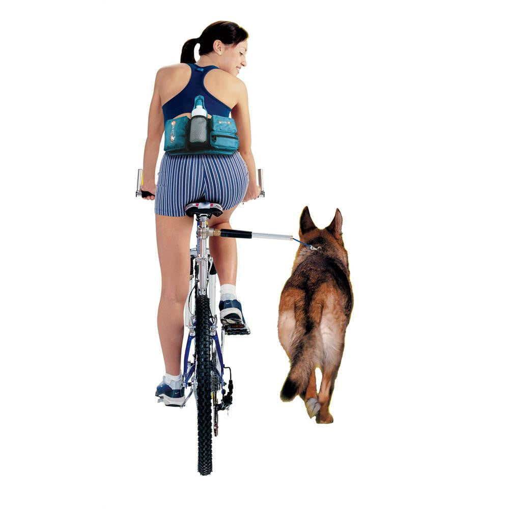 Dog Bicycle Leash Elastic Bicycle Traction Belt Rope Dog Leash Bike Attachment Removable Dog Leashes Dog Walkers