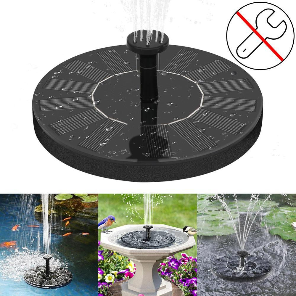 Solar Water Pond Fountain Garden