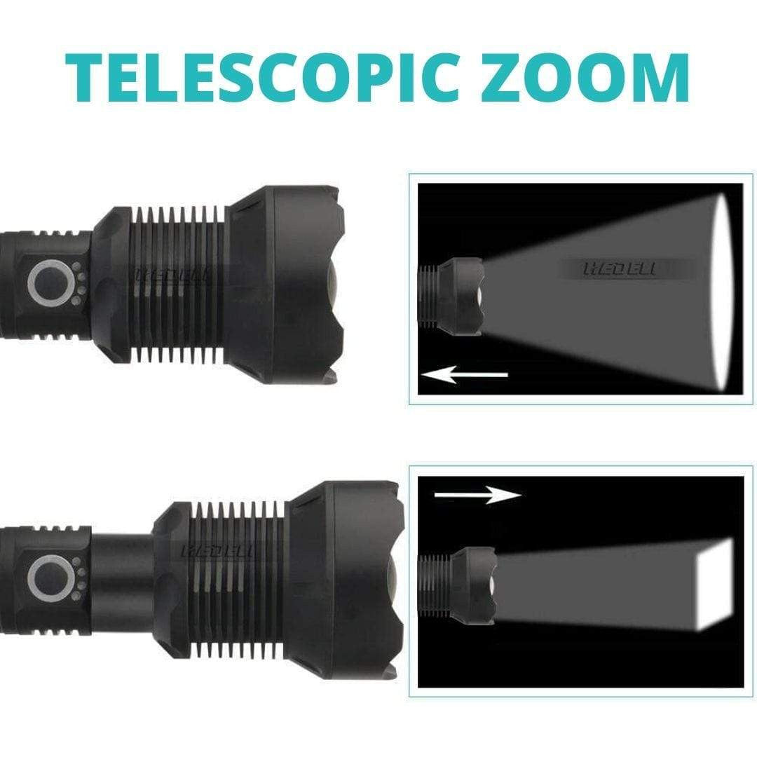 90000 Lumens Xhp70.2 Most Powerful Flashlight Worlds Brightest