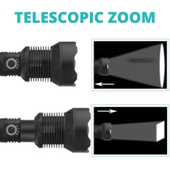 90000 Lumens Xhp70.2 Most Powerful Flashlight Worlds Brightest