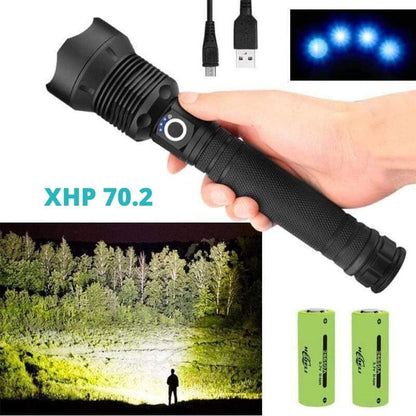 5000 Lumens Xhp70.2 Most Powerful Flashlight Worlds Brightest 93885150-50b