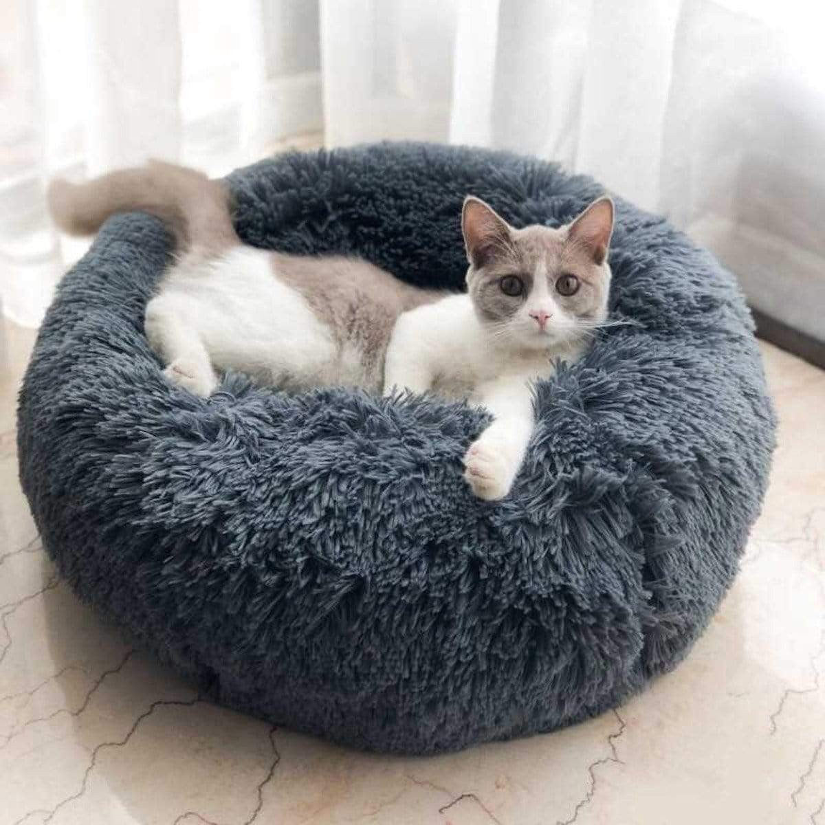 Round & Raised Cat Marshmallow Bed By Presentpet