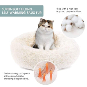 Round & Raised Cat Marshmallow Bed By Presentpet