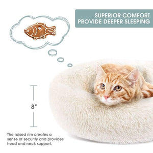 Round & Raised Cat Marshmallow Bed By Presentpet