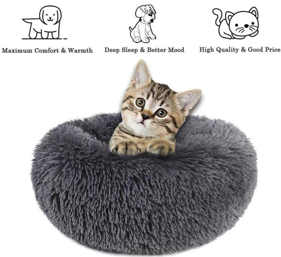 Round & Raised Cat Marshmallow Bed By Presentpet