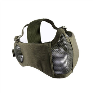 Tactical Foldable Mesh Mask With Ear Protection