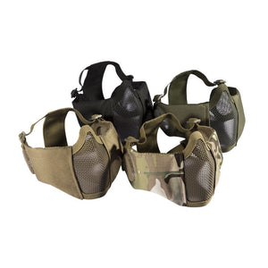 Tactical Foldable Mesh Mask With Ear Protection