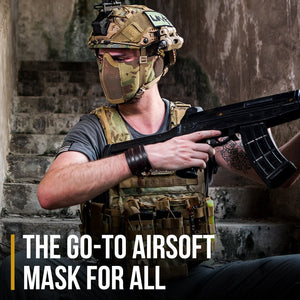 Tactical Foldable Mesh Mask With Ear Protection