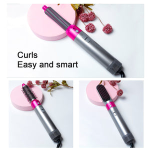 Multifunctional 5 In 1 Hair Styling Airwrap Straightener