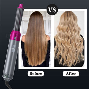 Multifunctional 5 In 1 Hair Styling Airwrap Straightener