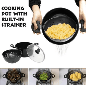 Strainpot - Cooking Pot With Built-In Strainer