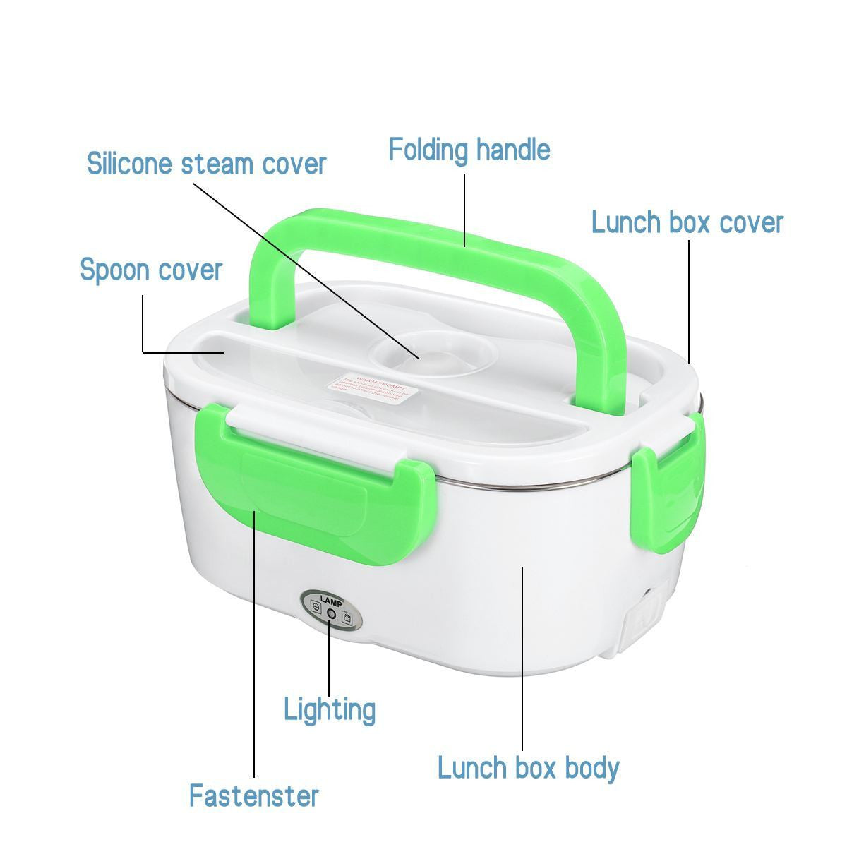 Portable Heated Electric Lunch Box