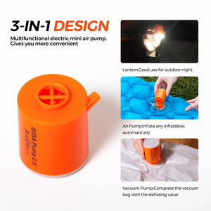 Portable Electric Air Pump For Camping Mattresses And Mats