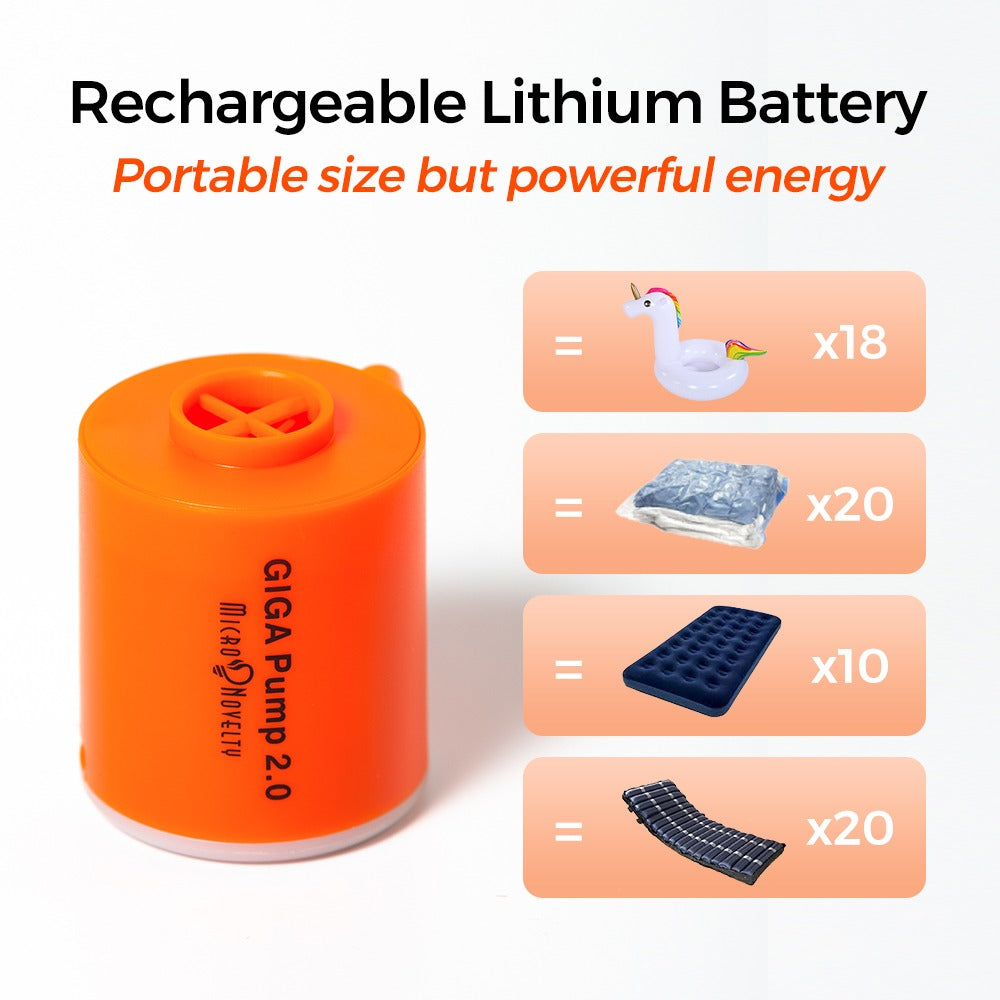 Portable Electric Air Pump For Camping Mattresses And Mats