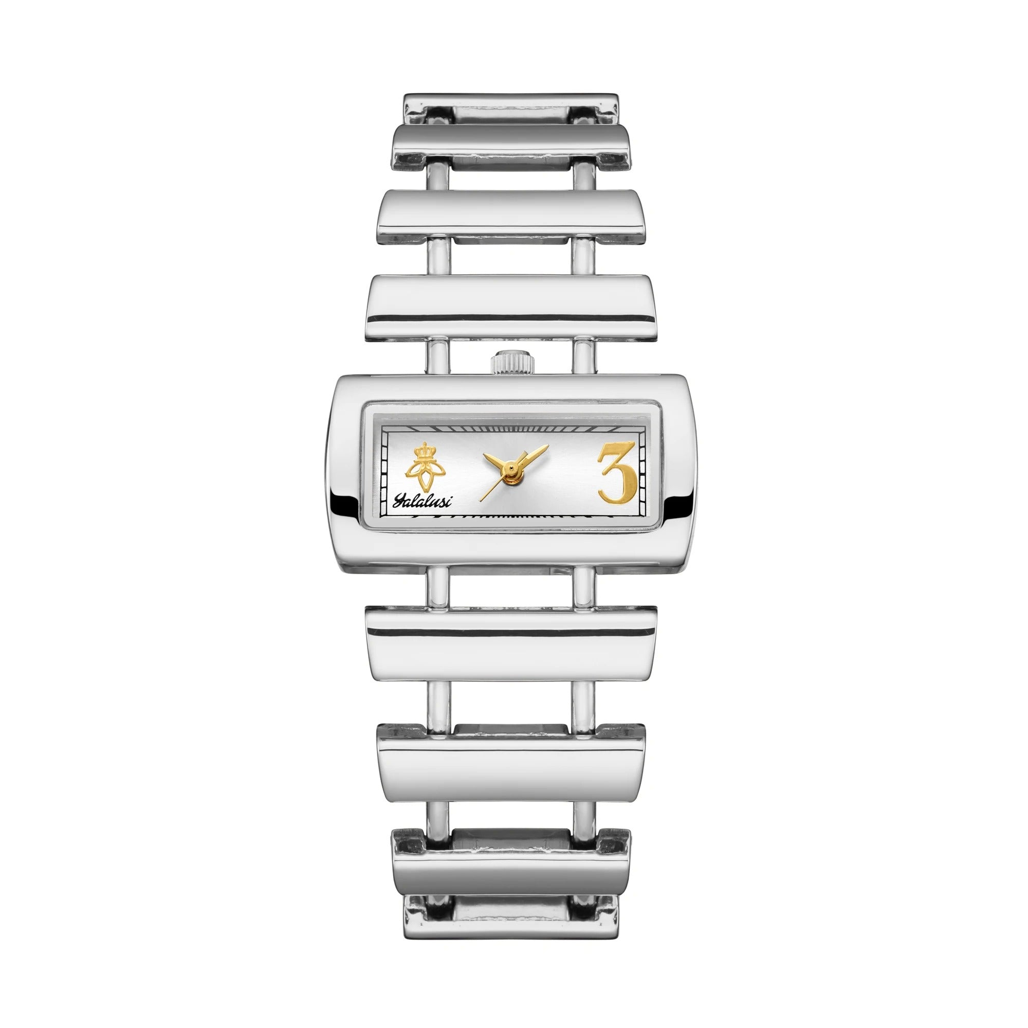 Gold Rectangle Women's Watch Dial 32mm - Gold Black