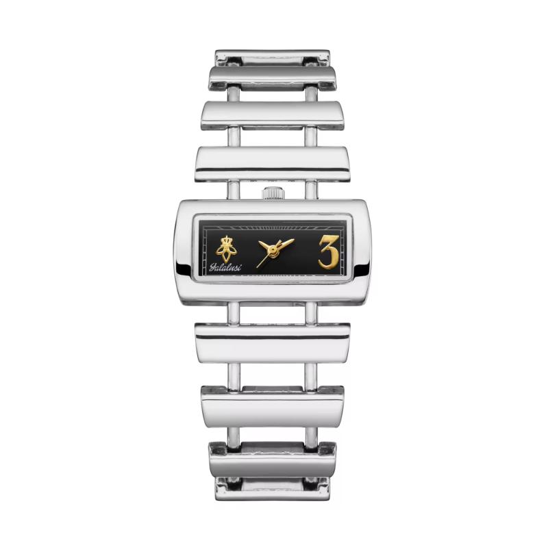 Gold Rectangle Women's Watch Dial 32mm - Gold Black