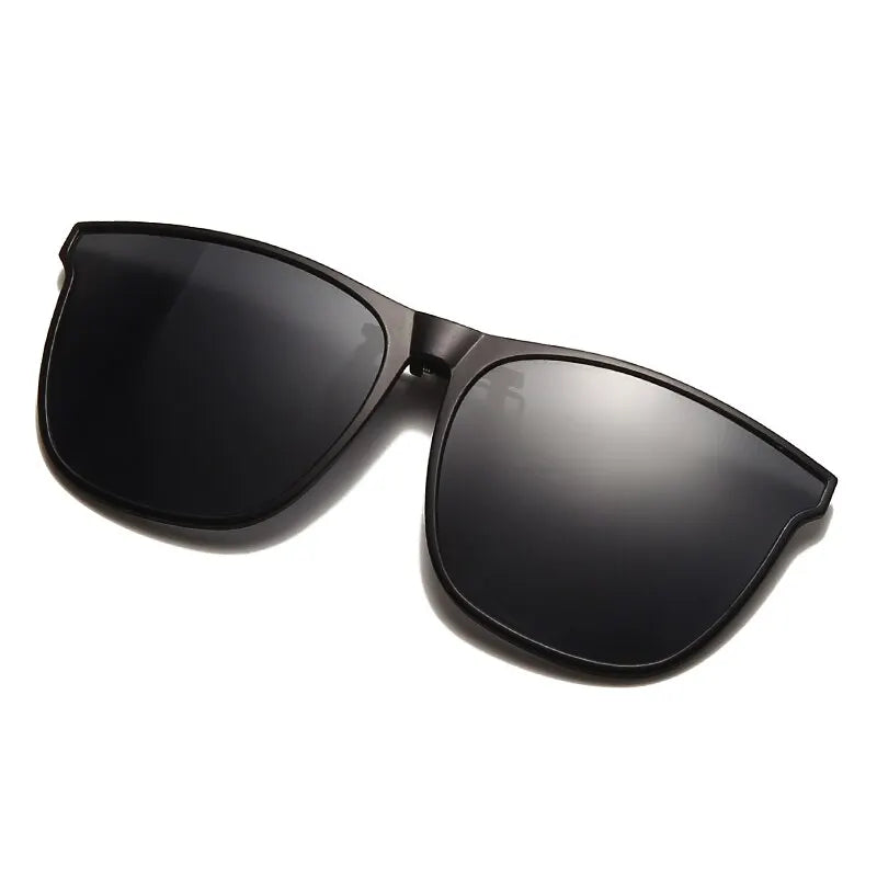 Polarized Clip On Sunglasses Men Photochromic Car Driver Goggles Night Vision Glasses Anti Glare Vintage Square Glasses SH1751817214987861000