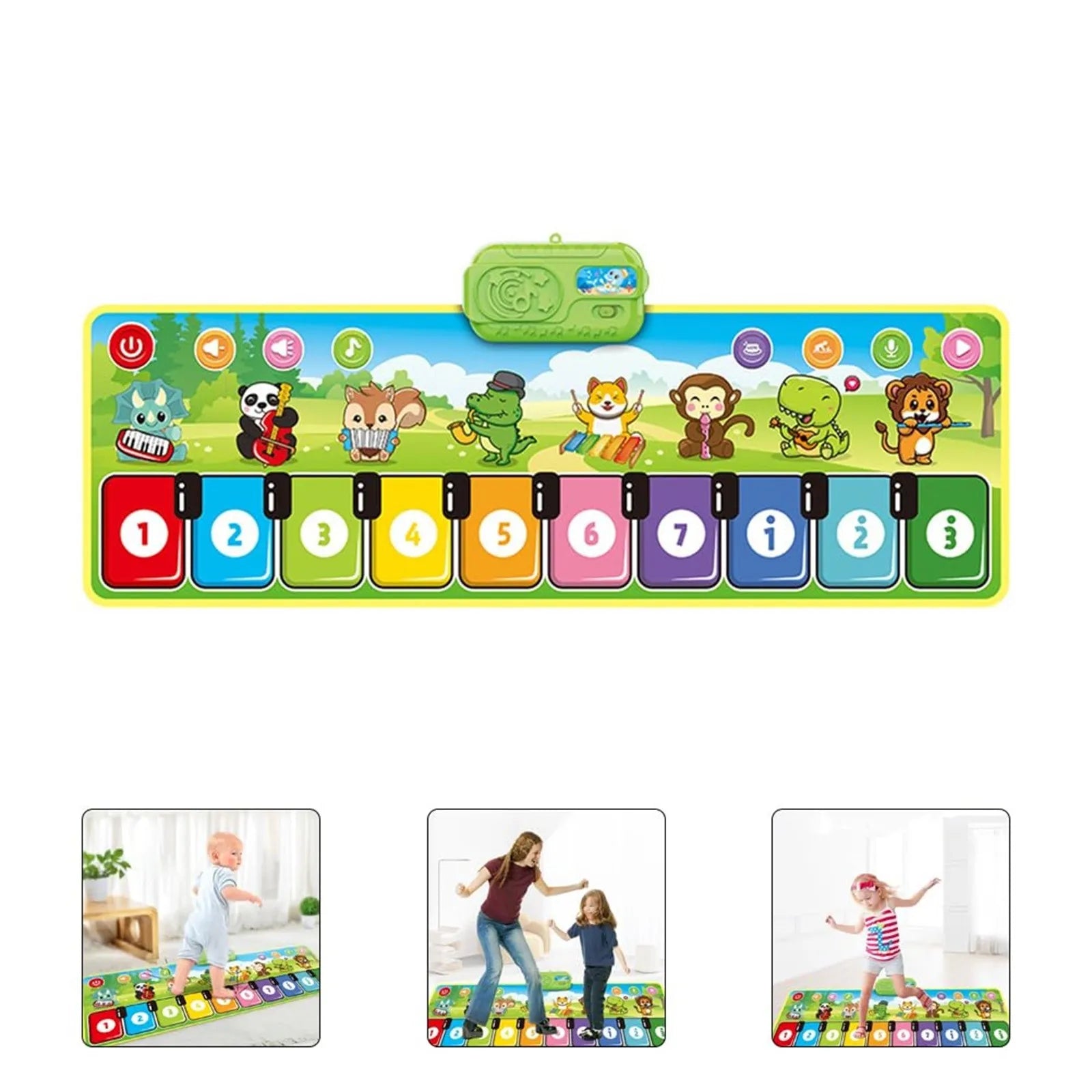 Interactive Dancing Piano Mat - Music And Movement Toy