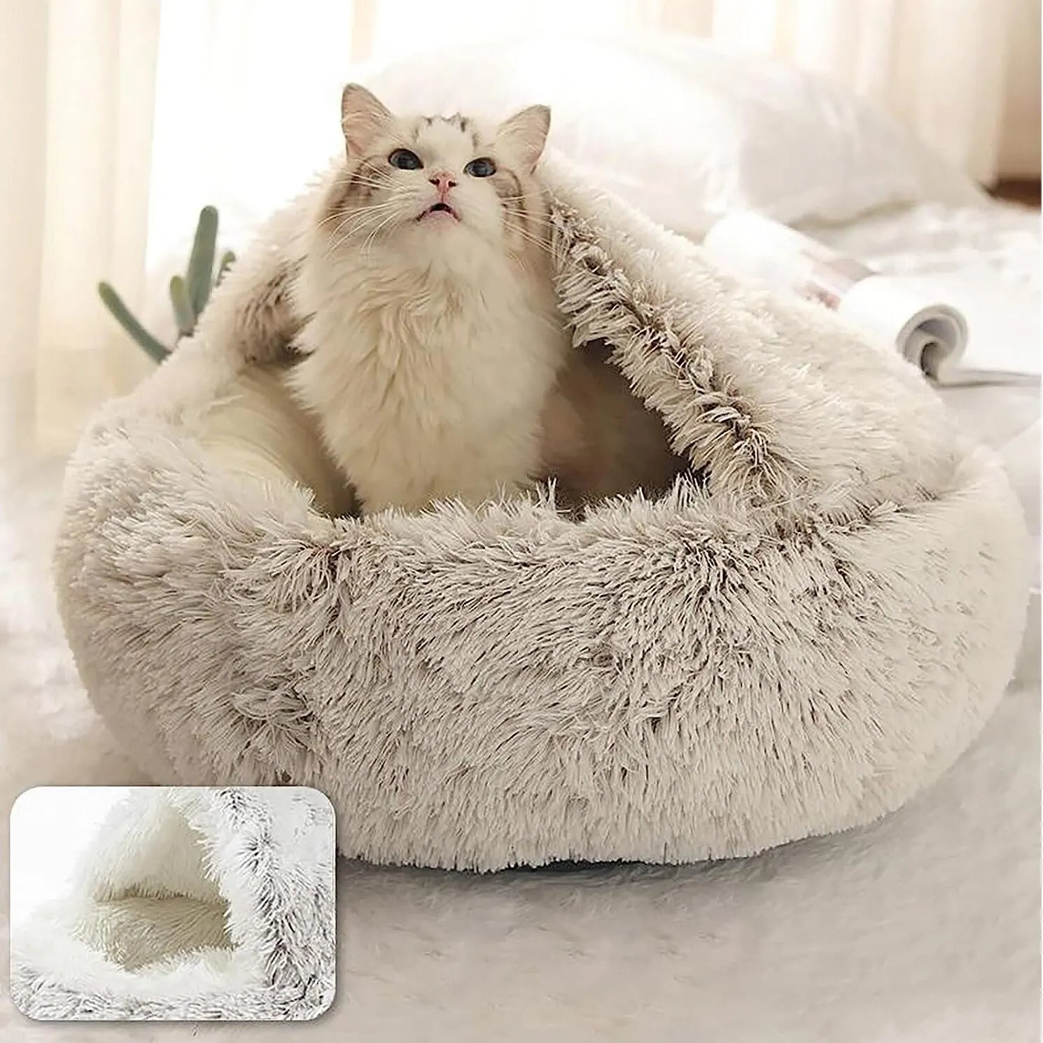 Soft Calming Pet Bed