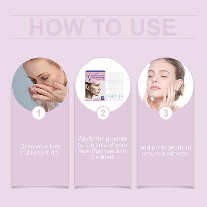 Invisible Lifting Tape Defines Facial Contours Creating Firmer Appearance Throughout Wear 8719079047410-1