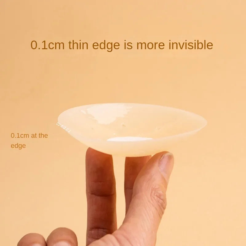 Invisible Reusable Ultra-Thin Sweatproof Silicone Nipple Covers 9812733395278-3