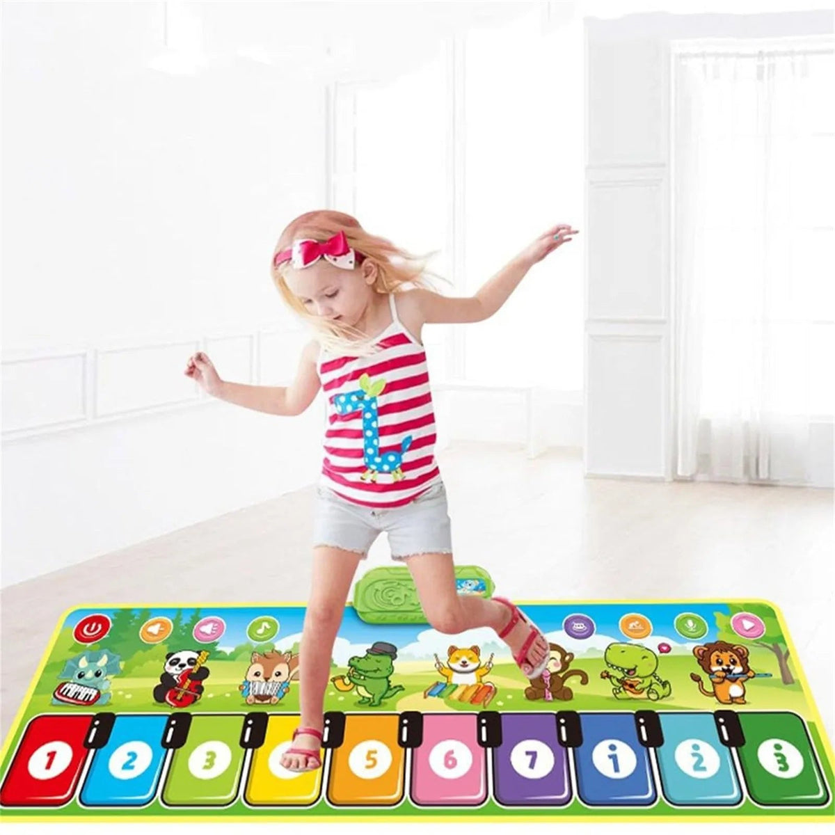 Interactive Dancing Piano Mat - Music And Movement Toy