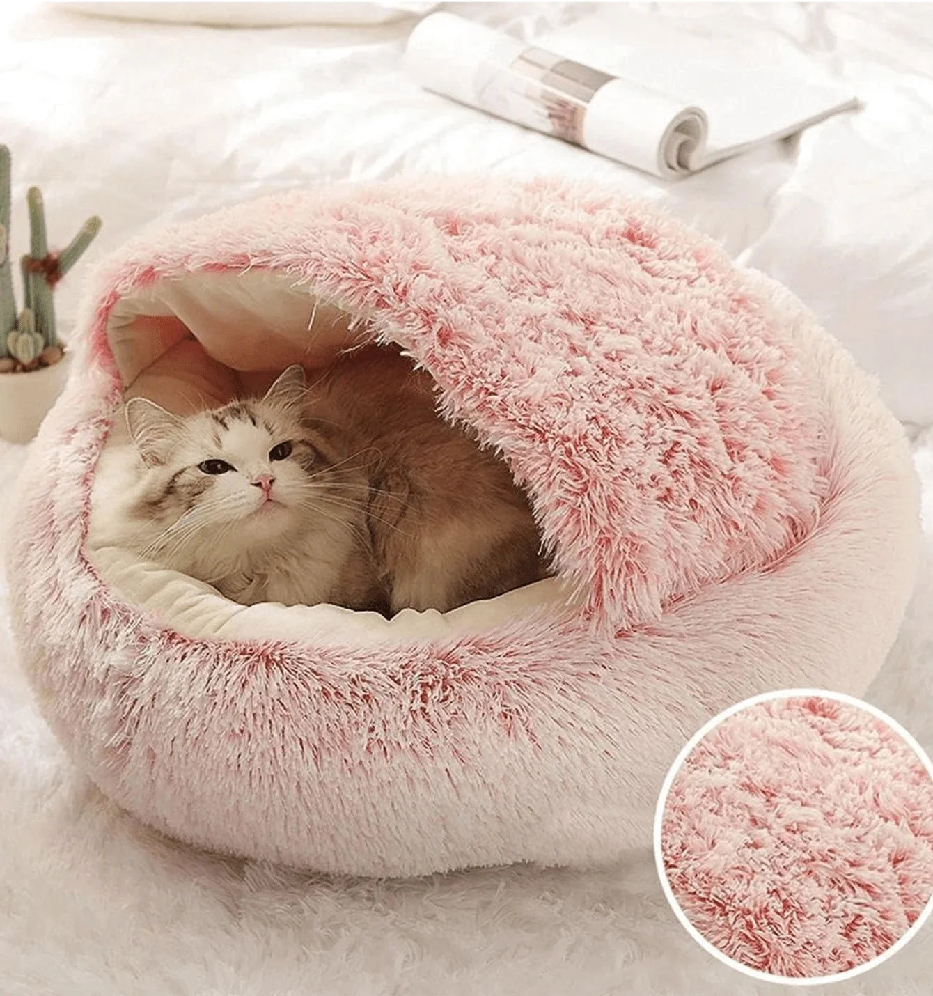 Soft Calming Pet Bed