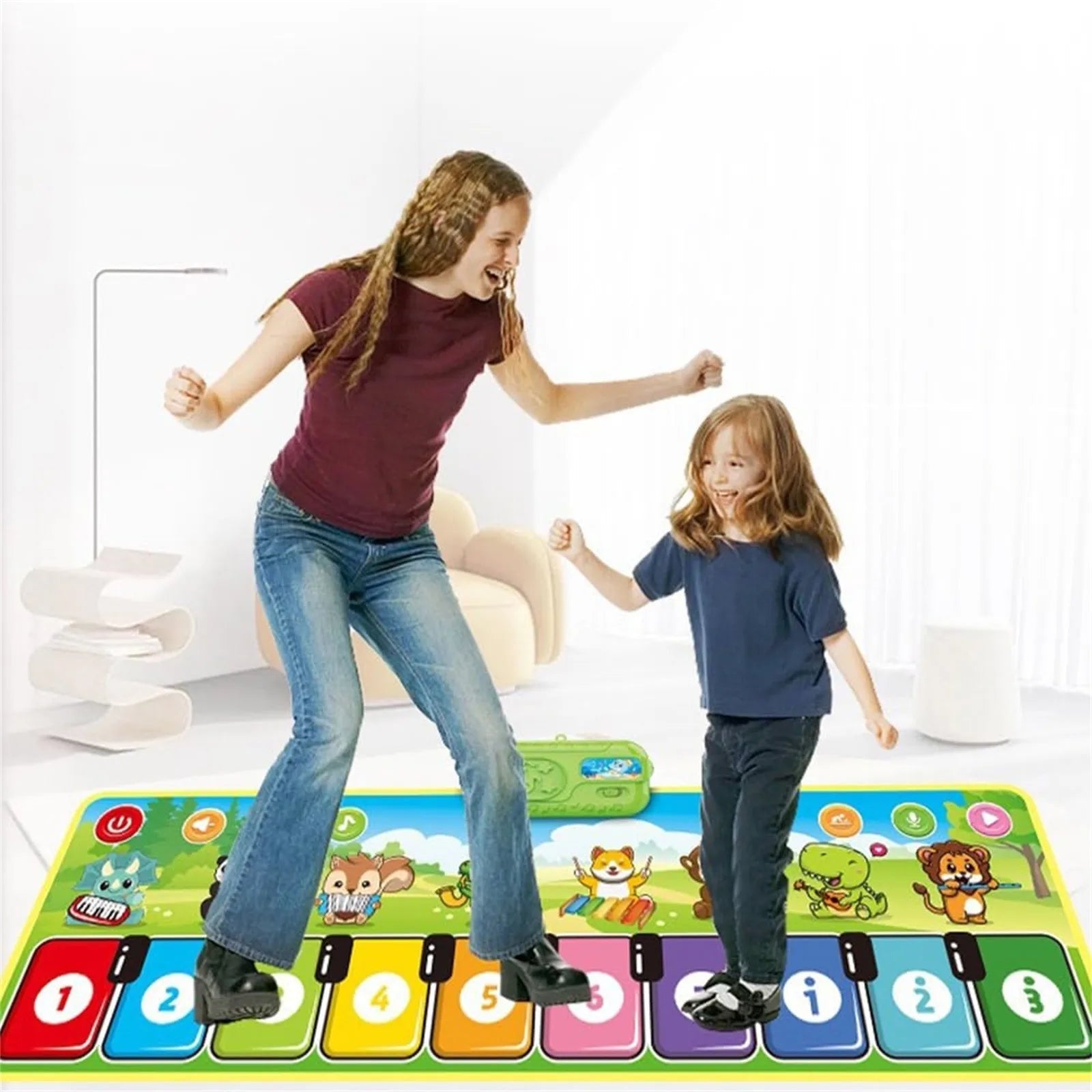 Interactive Dancing Piano Mat - Music And Movement Toy