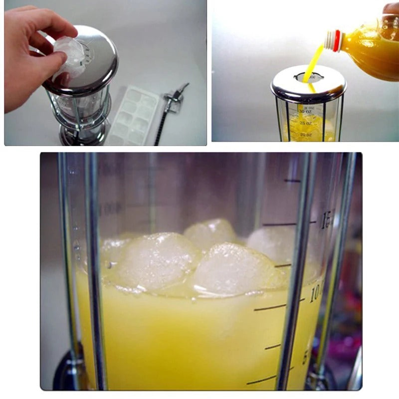 Vintage Gas Pump Beer Dispenser for Home Party Alcohol Pouring Machine