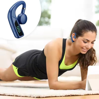 Lightweight Wireless Bluetooth Headset with Ear Hook - Noise Cancelling Sport Earbuds 1005007309838734-al