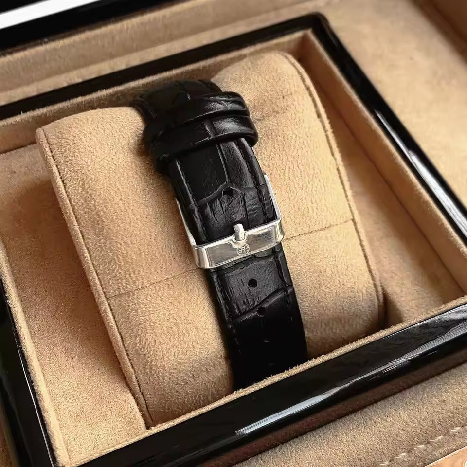 Luxury Square Watch for Men - Waterproof Calendar Quartz Clock 1005007527076842-al