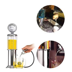 Vintage Gas Pump Beer Dispenser for Home Party Alcohol Pouring Machine