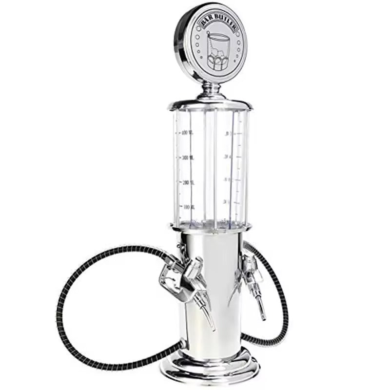 Vintage Gas Pump Beer Dispenser for Home Party Alcohol Pouring Machine