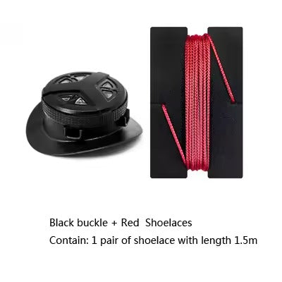 Rotating Buckle No Tie Shoelaces for Running Shoes with Automatic Dial System