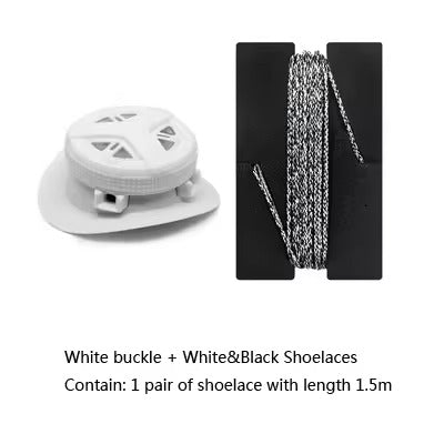 Rotating Buckle No Tie Shoelaces for Running Shoes with Automatic Dial System